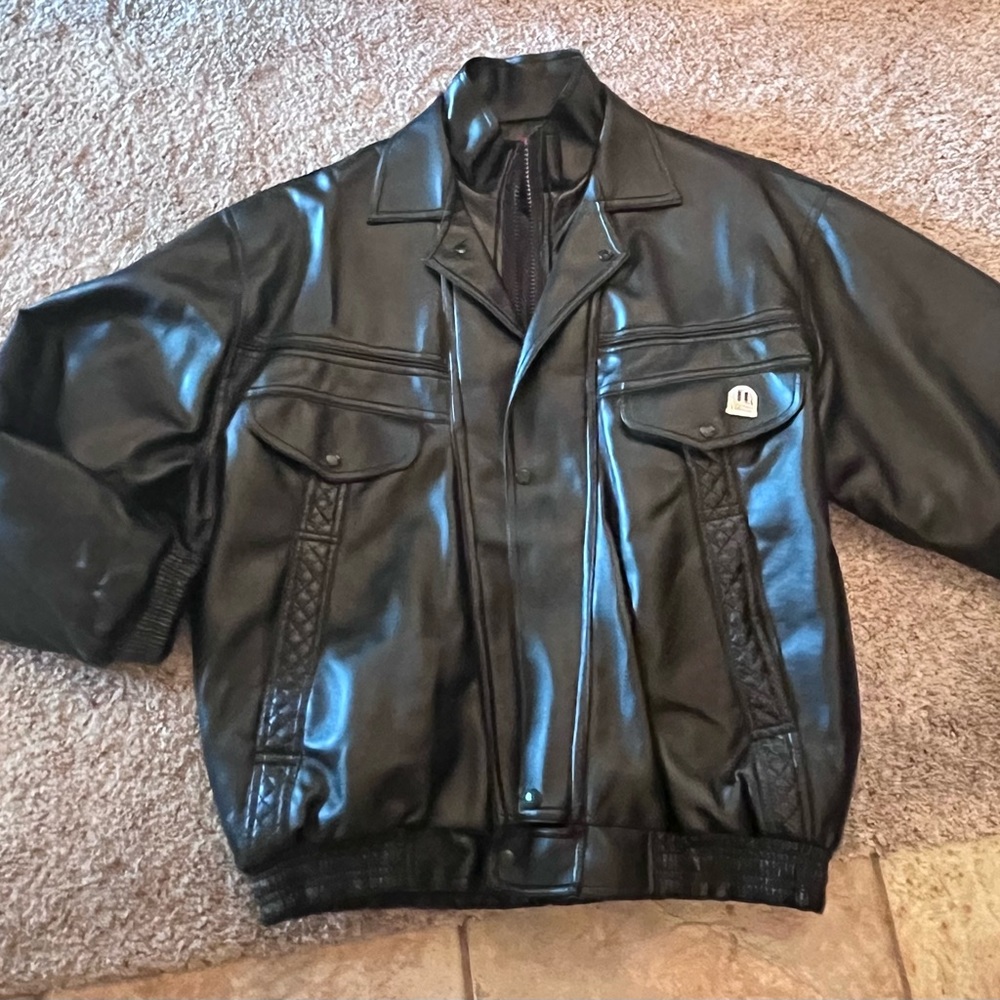 Jon Lauren motorcycle jacket size large